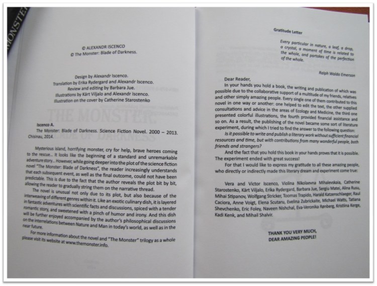 The Monster - Gratitude Letter